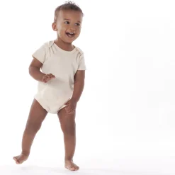 5-Pack Baby Natural Premium Short Sleeve Onesies® Bodysuits