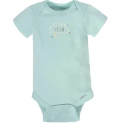 8-pack Baby Neutral Animals Short Sleeve Onesies® Bodysuits
