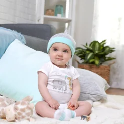 8-pack Baby Neutral Animals Short Sleeve Onesies® Bodysuits