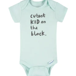 8-Pack Baby Neutral Awesome Stars Short Sleeve Onesies® Bodysuits