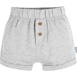 3-Pack Baby Neutral Black Stripe, Light Grey Heather, & Green Knit Shorts