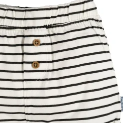 3-Pack Baby Neutral Black Stripe, Light Grey Heather, & Green Knit Shorts
