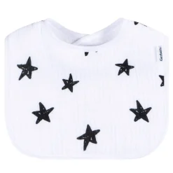 8-Pack Baby Neutral Black & White Muslin Drooling Bibs