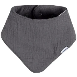 10-Pack Baby Neutral Black & White Muslin Bandana Bibs