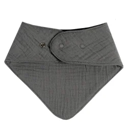 10-Pack Baby Neutral Black & White Muslin Bandana Bibs
