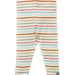 2-Pack Baby Neutral Brown & Ivory Striped Leggings