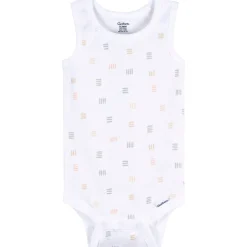 5-Pack Baby Neutral Earthy Neutrals Sleeveless Bodysuits