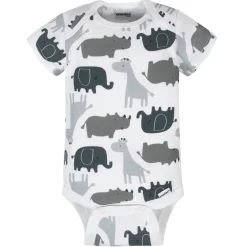 8-Pack Baby Neutral Elephant Onesies® Brand Bodysuits
