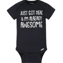 8-Pack Baby Neutral Elephant Onesies® Brand Bodysuits