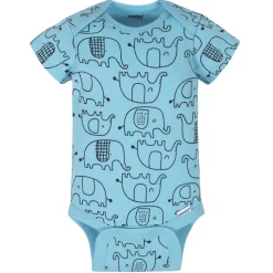 8-Pack Baby Neutral Elephant Onesies® Brand Bodysuits