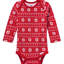 3-Pack Baby Neutral First Christmas Long Sleeve Onesies® Bodysuits
