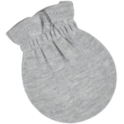 8-Pack Baby Neutral Gray Heather No Scratch Mittens