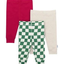 3-Pack Baby Neutral Green Checkers Active Pants