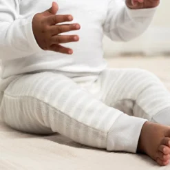 4-Pack Baby Neutral Green Fleece Pants
