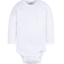 4-Pack Baby Neutral Grey Long Sleeve Onesies® Bodysuits