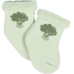 12-Pack Baby Neutral Happy Veggies Terry Wiggle Proof® Socks