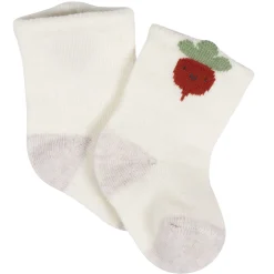 8-Pack Baby Neutral Happy Veggies Jersey Wiggle Proof® Socks