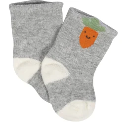 8-Pack Baby Neutral Happy Veggies Jersey Wiggle Proof® Socks