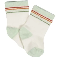 8-Pack Baby Neutral Happy Veggies Jersey Wiggle Proof® Socks