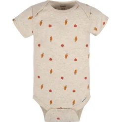 5-Pack Baby Neutral Happy Veggies Onesies® Bodysuits