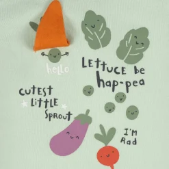 5-Pack Baby Neutral Happy Veggies Onesies® Bodysuits