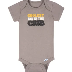 8-Pack Baby Neutral Hello Naptime Short Sleeve Onesies® Bodysuits