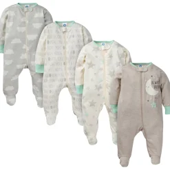 4-Pack Baby Neutral Moon & Stars Sleep 'N Plays