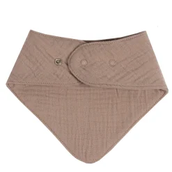 10-Pack Baby Neutral Multi Browns Muslin Bandana Bibs