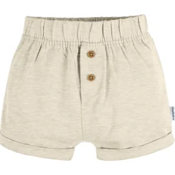 3-Pack Baby Neutral Navy Stripe, Oatmeal, & Navy Knit Shorts
