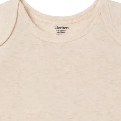 8-Pack Baby Neutral Neutral Tones Short Sleeve Bodysuits