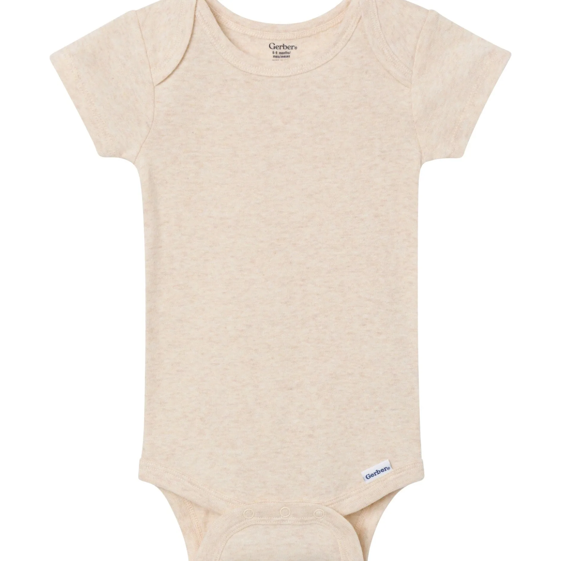 8-Pack Baby Neutral Neutral Tones Short Sleeve Bodysuits