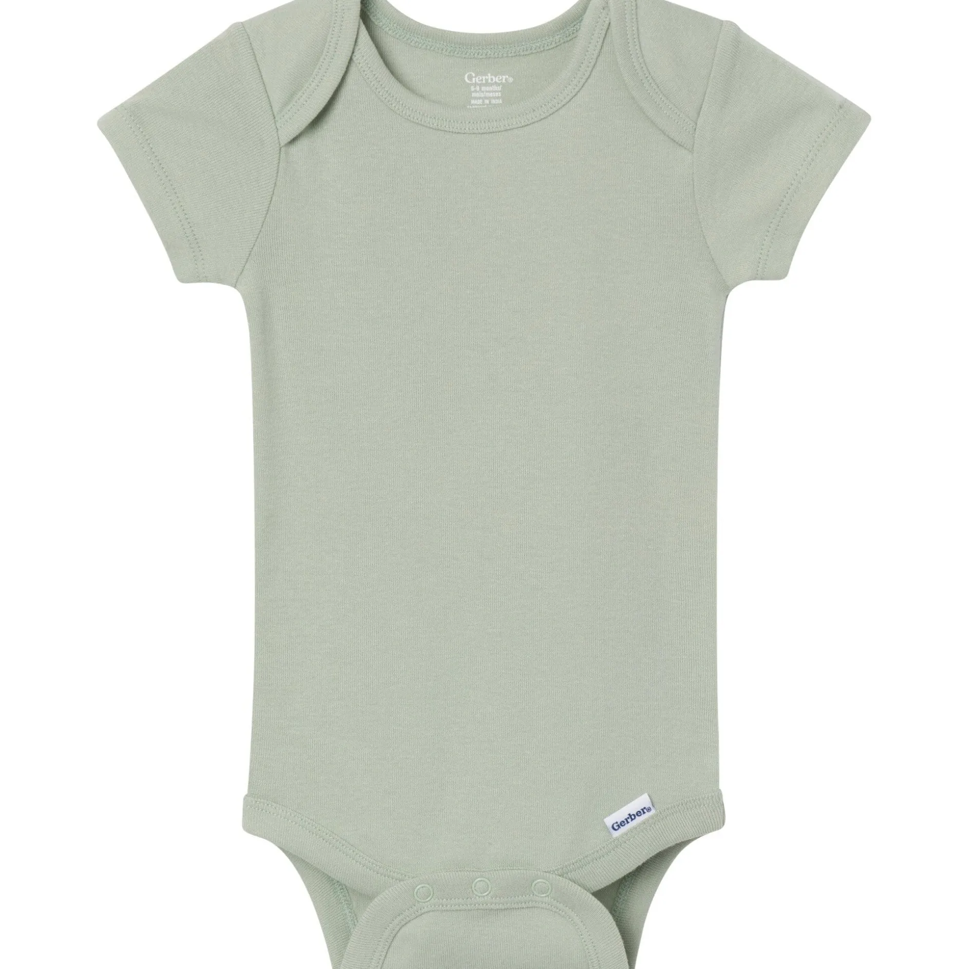 8-Pack Baby Neutral Neutral Tones Short Sleeve Bodysuits