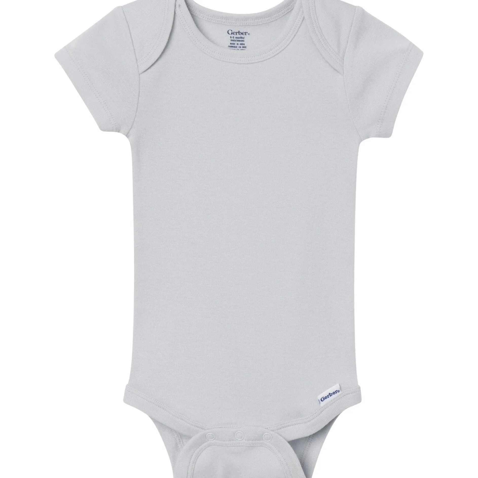 8-Pack Baby Neutral Neutral Tones Short Sleeve Bodysuits
