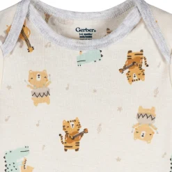 3-Pack Baby Neutral Newest Band Member Short Sleeve Onesies® Bodysuits