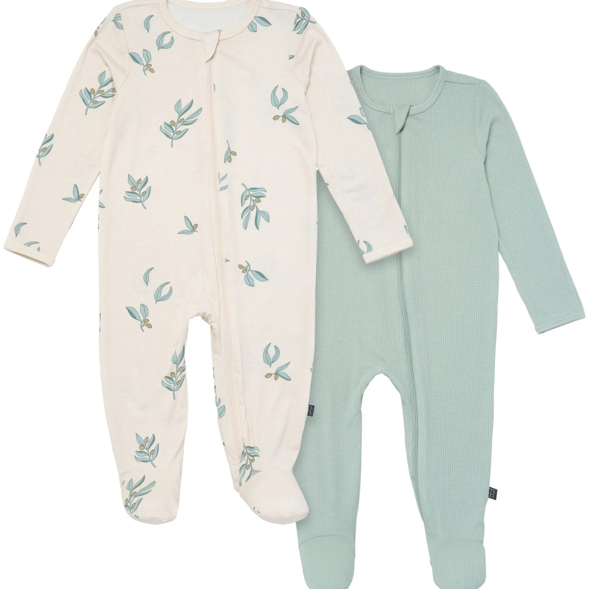 2-Pack Baby Neutral Olives Sleep 'N Plays With Mitten Cuffs