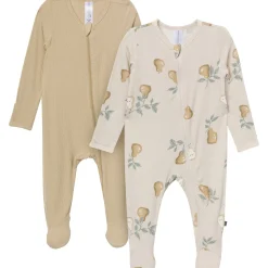 2-Pack Baby Neutral Pears Sleep 'N Plays with Mitten Cuffs