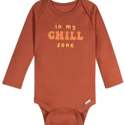 6-Pack Baby Neutral Pretzels Long Sleeve Onesies® Bodysuits