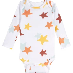 6-Pack Baby Neutral Pretzels Long Sleeve Onesies® Bodysuits