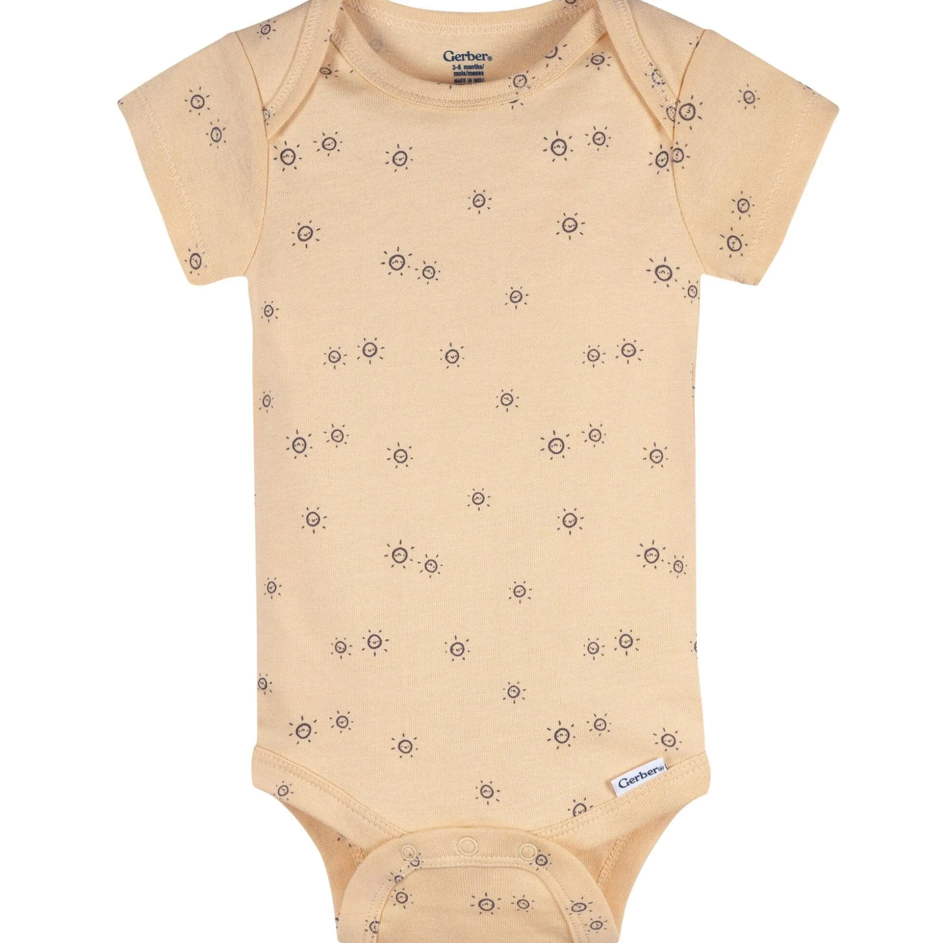 3-Pack Baby Neutral Road Trip Short Sleeve Onesies® Bodysuits