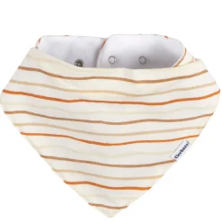 10-Pack Baby Neutral Rust Suns & Rainbows Jersey Bandana Bibs