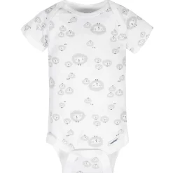 8-Pack Baby Neutral Sheep Short Sleeve Onesies® Bodysuits