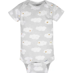 8-Pack Baby Neutral Sheep Short Sleeve Onesies® Bodysuits