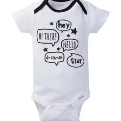 8-Pack Baby Neutral Short Sleeve Stars Onesies® Bodysuits
