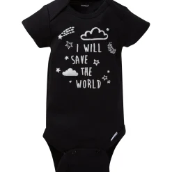 8-Pack Baby Neutral Short Sleeve Stars Onesies® Bodysuits