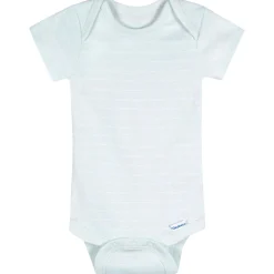3-Pack Baby Neutral Starry Smiles Short Sleeve Onesies® Bodysuits