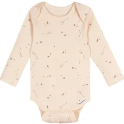 5-Pack Baby Neutral Stars Long Sleeve Bodysuits