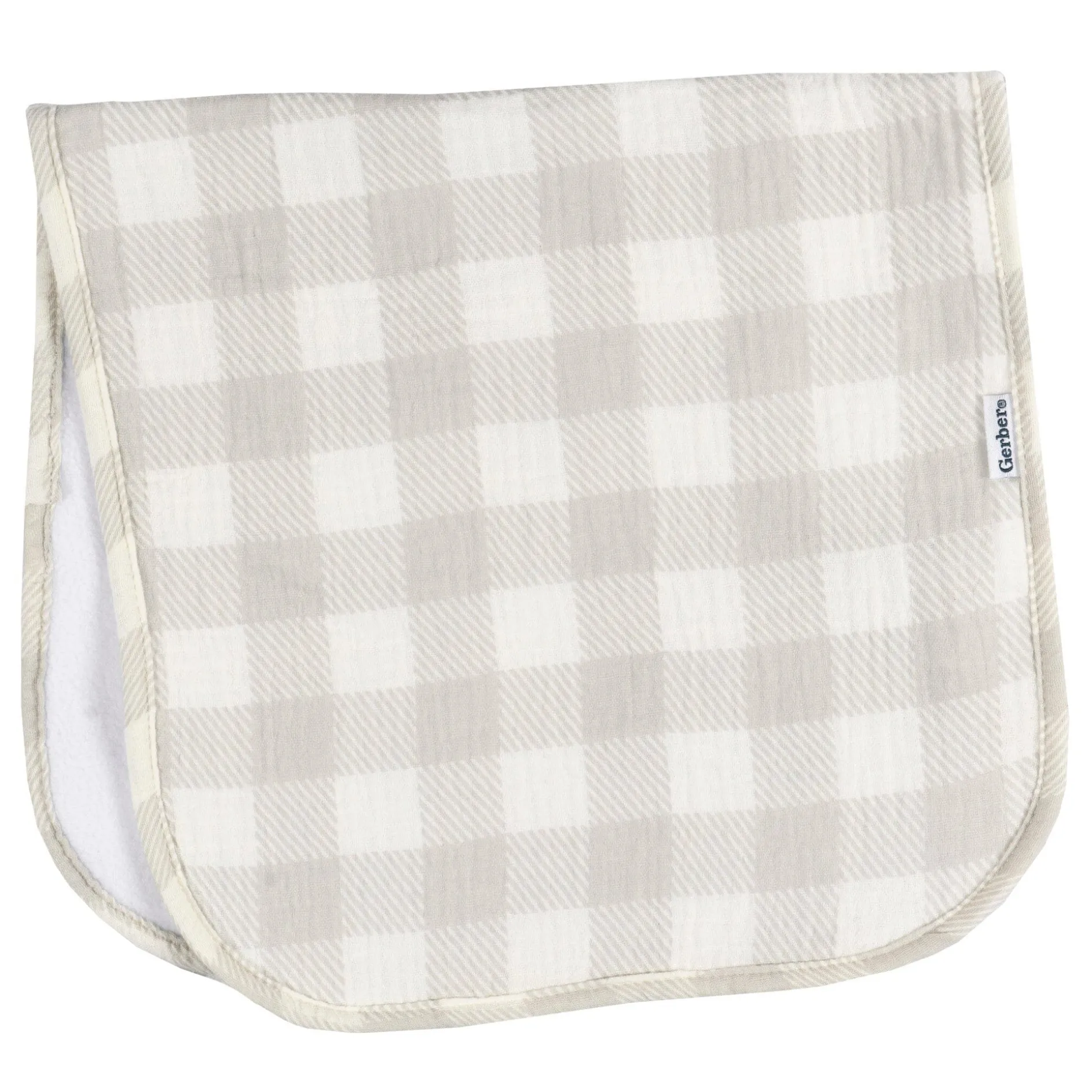5-Pack Baby Neutral Stars Muslin Burp Cloths