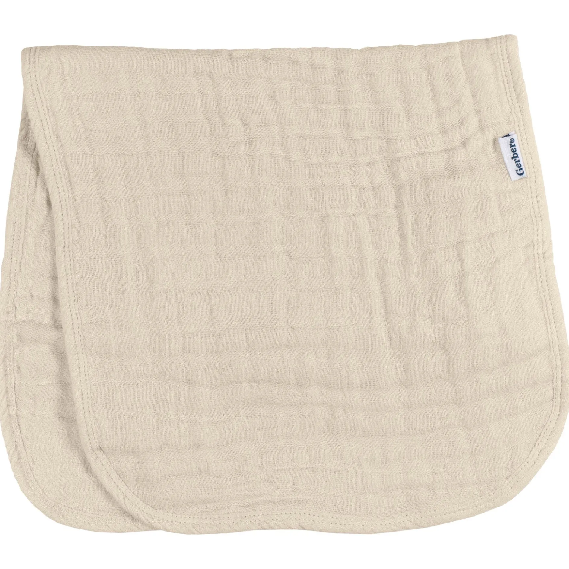 5-Pack Baby Neutral Stars Muslin Burp Cloths
