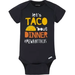 8-Pack Baby Neutral Taco Onesies® Brand Bodysuits