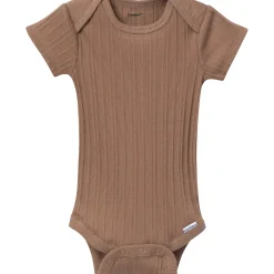 6-Pack Baby Neutral Tan Little Apples Bodysuits